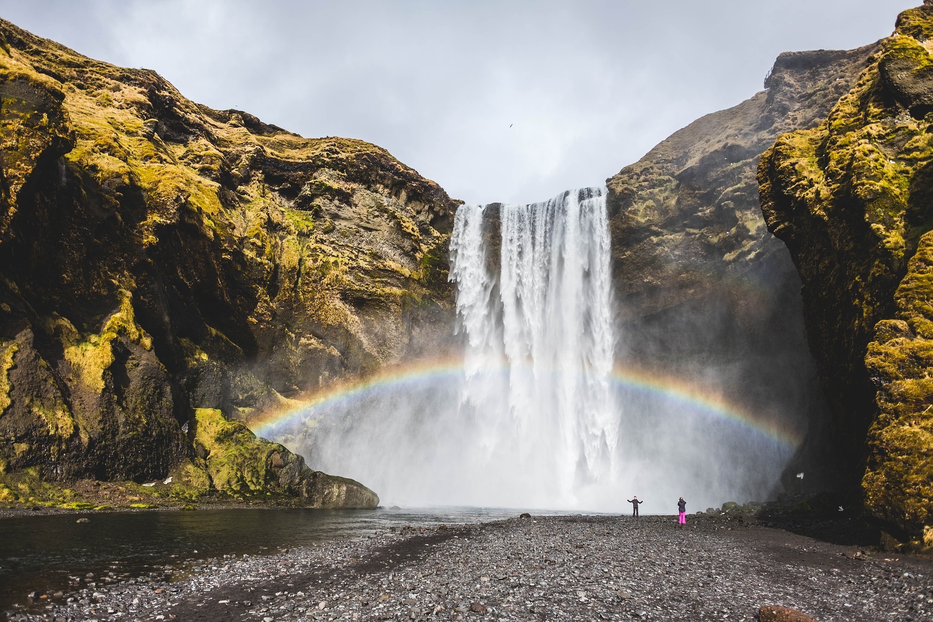 water fall in iceland